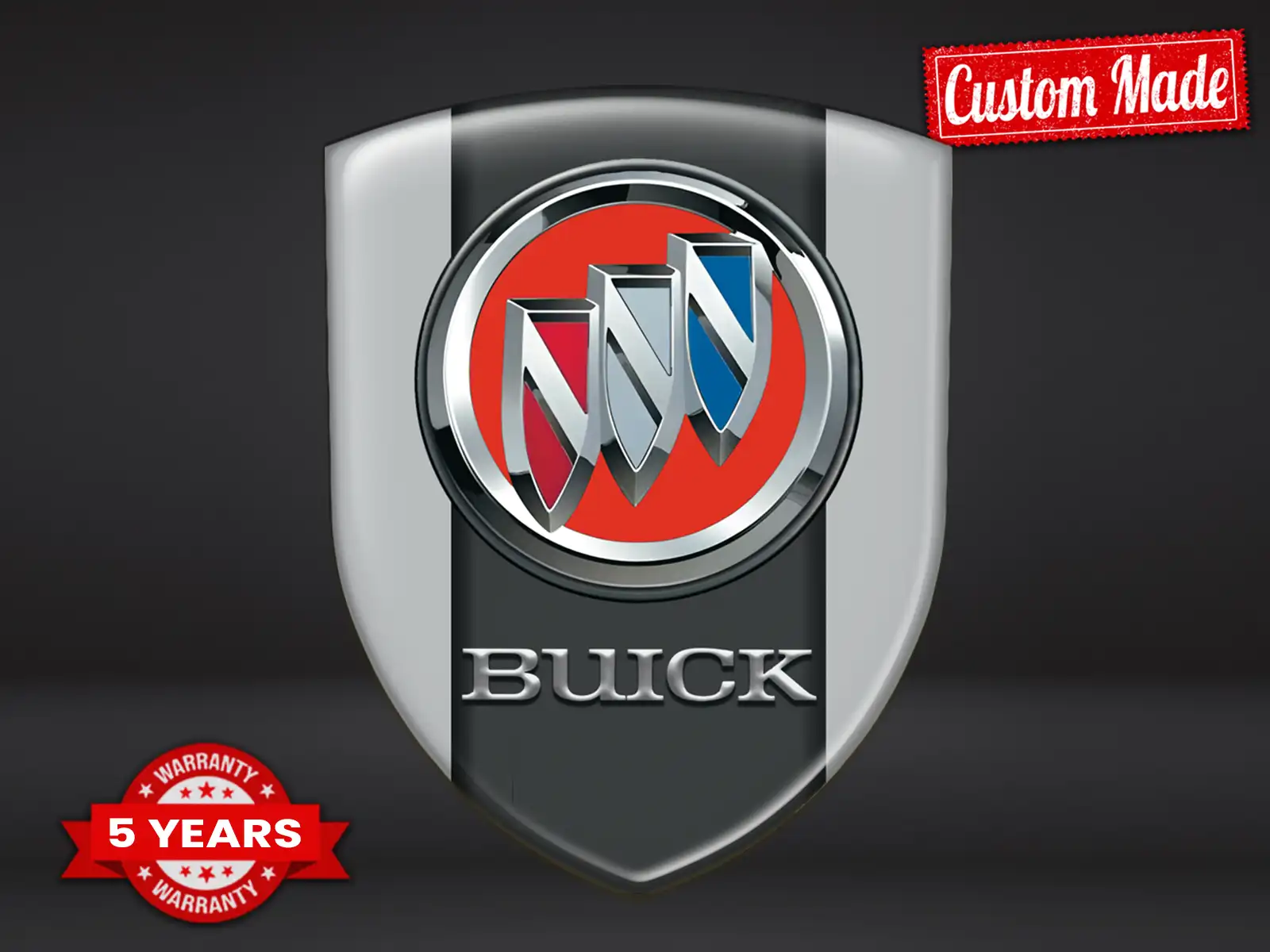 Buick Emblèmes Entreprise Auto Qualité Pro Minimal